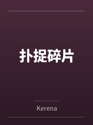 扑捉碎片
