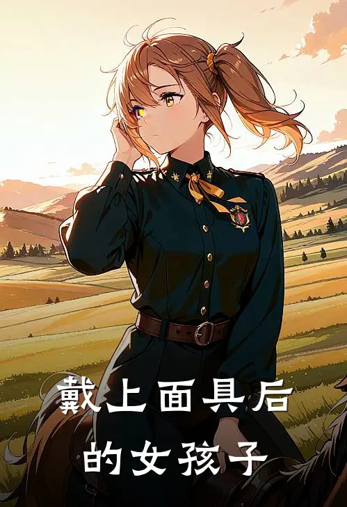 戴上面具后的女孩子