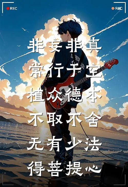 非妄非真常行于空植众德本,不取不舍无有少法得菩提心