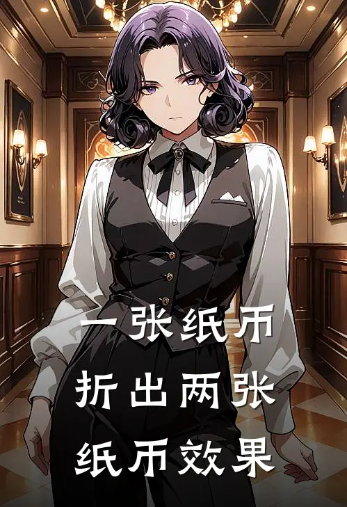 一张纸币折出两张纸币效果